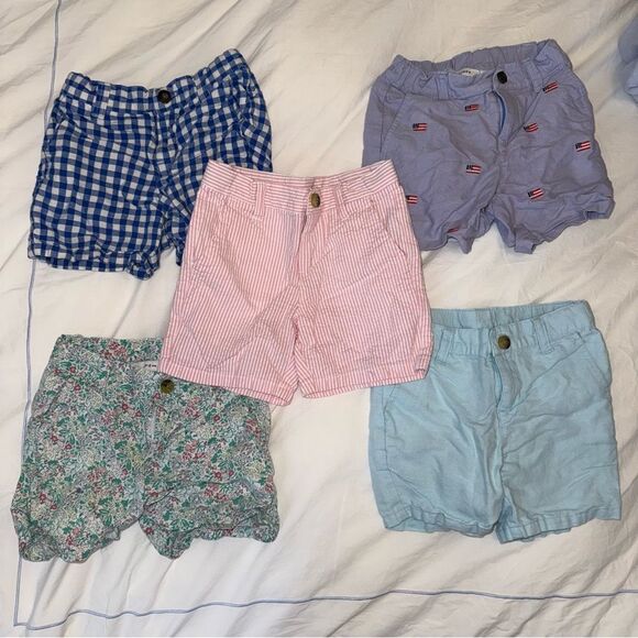 Bundle of 5 Pairs of Janie and Jack Shorts in size 3T - Picture 1 of 16